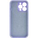 Чохол Silicone Case Full Camera Protective (AA) NO LOGO для Apple iPhone 16 Pro (6.3") Бузковий / Dasheen