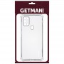 TPU чохол GETMAN Ease logo посилені кути для Samsung Galaxy A21s Безбарвний (прозорий)