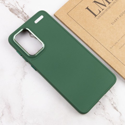 TPU чохол Bonbon Metal Style для Xiaomi Redmi Note 13 Pro+ Зелений / Pine green