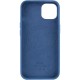 Чохол Silicone case (AAA) with Magsafe and Animation для Apple iPhone 13 (6.1") Синій / Blue Jay