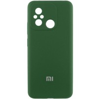 Чохол Silicone Cover Lakshmi Full Camera (AAA) with Logo для Xiaomi Redmi 12C Зелений / Cyprus Green