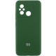 Чохол Silicone Cover Lakshmi Full Camera (AAA) with Logo для Xiaomi Redmi 12C Зелений / Cyprus Green