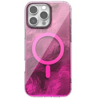 Чохол TPU Shiny Mountain (MagFit) для Apple iPhone 16 Pro Max (6.9") Pink