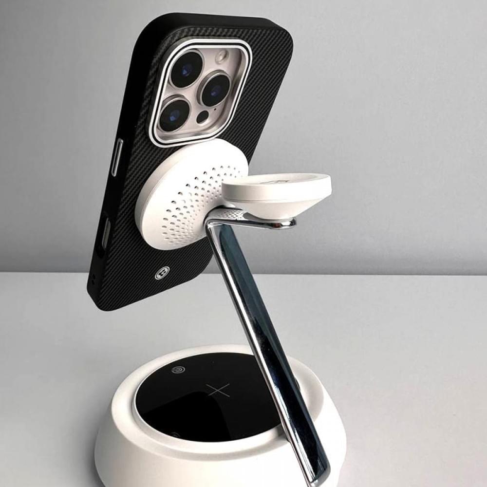 Чехол SGP PC+Leather with MagSafe для Apple iPhone 15 Pro (6.1")