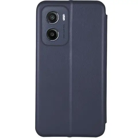 Шкіряний чохол-книжка Classy для Motorola Moto G05 / E15 Темно-синій