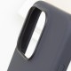 Чохол Silicone case (AAA) with Magsafe and Animation (button) для Apple iPhone 16 Pro (6.3") Black