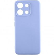 Чохол TPU GETMAN Liquid Silk Full Camera для Xiaomi Redmi Note 13 4G Бузковий / Light purple