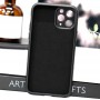 Чохол TPU+Glass Sapphire Midnight with MagSafe для Apple iPhone 12 Pro Max (6.7") Чорний / Black