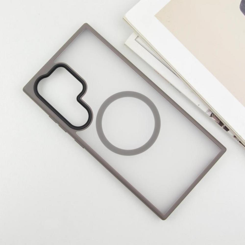 Чохол Ummi Colorful with MagSafe для Samsung Galaxy S25 Ultra Сірий / Grey