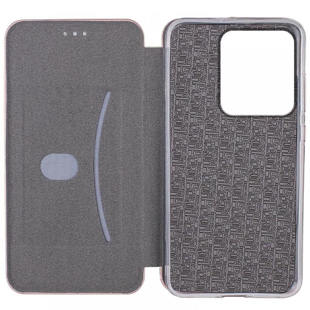 Шкіряний чохол-книжка Classy для Motorola Moto G75 5G Rose Gold