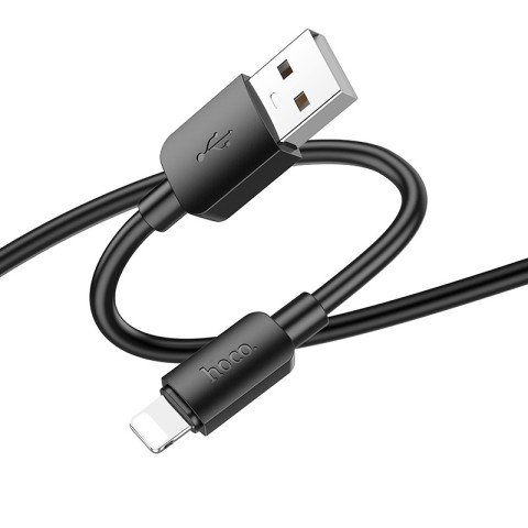 Дата кабель Hoco X96 Hyper USB to Lightning 12W (0.25m) Black