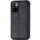 Шкіряний чохол книжка GETMAN Cubic (PU) для Xiaomi Redmi 10 Чорний
