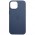 Шкіряний чохол Leather Case (AAA) with MagSafe and Animation для Apple iPhone 15 Plus (6.7") Blue