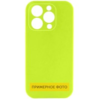 Чохол Silicone Case Full Camera Protective (AA) NO LOGO для Apple iPhone 16 (6.1") Кислотно-зелений / Acid Green
