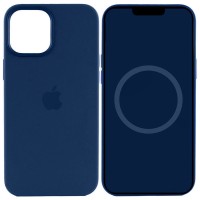 Чохол Silicone case (AAA) with Magsafe and Animation для Apple iPhone 15 Plus (6.7") Синій / Storm Blue