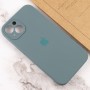 Чохол Silicone Case Full Camera Protective (AA) для Apple iPhone 13 (6.1") Зелений / Pine green / PVH