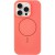 Чохол Silicone Case Full Protective (AA) NO LOGO with MagSafe для Apple iPhone 16 Pro Max (6.9") Кавуновий / Watermelon red Чохол Silicone Case Full Protective (AA) NO LOGO with MagSafe для Apple iPhone 16 Pro Max (6.9") Кавуновий / Watermelon red