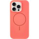 Чохол Silicone Case Full Protective (AA) NO LOGO with MagSafe для Apple iPhone 16 Pro Max (6.9") Кавуновий / Watermelon red
