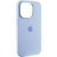 Чохол Silicone Case Metal Buttons (AA) для Apple iPhone 14 Pro (6.1") Блакитний / Blue Fog