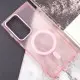 Чохол TPU Lyon frosted with MagSafe для Samsung Galaxy S22 Ultra Pink
