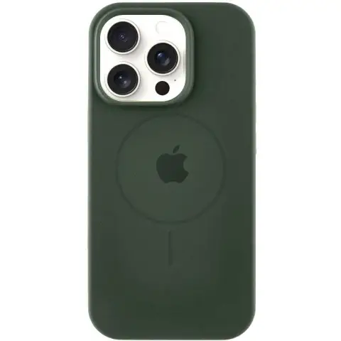 Чохол Silicone Case Full Protective (AA) with MagSafe для Apple iPhone 14 Pro Max (6.7") Зелений / Cyprus Green