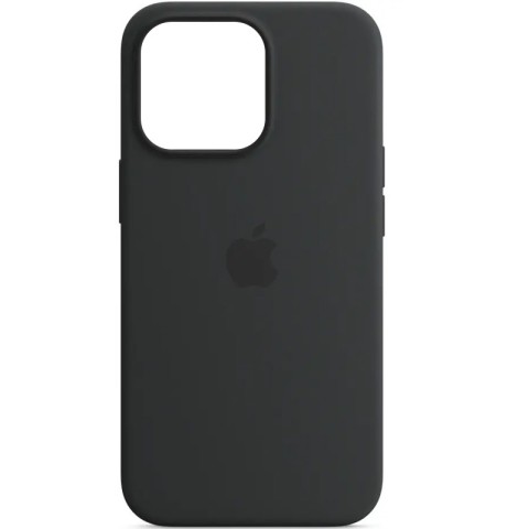 Чохол Silicone case (AAA) with Magsafe and Animation для Apple iPhone 14 Pro (6.1") Чорний / Midnight