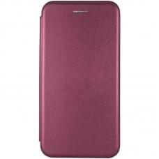 Шкіряний чохол-книжка Classy для Xiaomi Poco X3 NFC / Poco X3 Pro Бордовий
