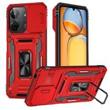 Ударостійкий чохол Camshield Army Ring для Xiaomi Redmi 15 (EU) Червоний / Red