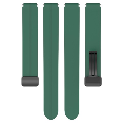 Ремінець Line Magnetic для Xiaomi Mi Band 9/8/10 Зелений / Green