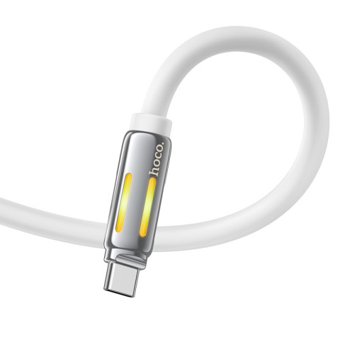 Дата кабель Hoco U136 Prize Type-C to Type-C 60W (1.2m) White