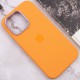 Чохол Silicone Case Metal Buttons (AA) для Apple iPhone 14 Pro Max (6.7") Помаранчевий / Marigold