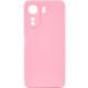 Чохол TPU GETMAN Liquid Silk Full Camera для Xiaomi Redmi 13C / Poco C65 Рожевий / Pink