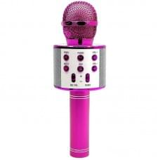 Караоке Мікрофон-колонка WS858 Pink
