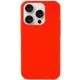 Чохол Silicone Case Full Protective (AA) NO LOGO для Apple iPhone 16 Pro (6.3") Червоний / Red