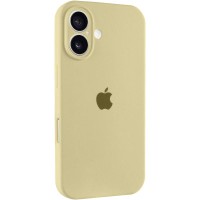 Чохол Silicone Case Full Camera Protective (AA) для Apple iPhone 16 (6.1") Жовтий / Mellow Yellow