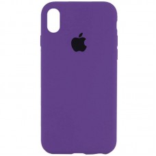 Чохол Silicone Case Full Protective (AA) для Apple iPhone XS Max (6.5") Фіолетовий / Amethyst