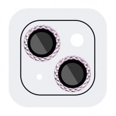 Защитное стекло Metal Shine на камеру (в упак.) для Apple iPhone 15 (6.1") / 15 Plus (6.7")