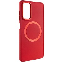 TPU чохол Bonbon Metal Style with MagSafe для Samsung Galaxy A25 5G Червоний / Red