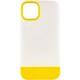 Чохол TPU+PC Bichromatic для Apple iPhone 12 Pro / 12 (6.1") Matte / Yellow