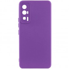 Чохол Silicone Cover Lakshmi Full Camera (A) для Xiaomi Poco F5 Pro Фіолетовий / Purple
