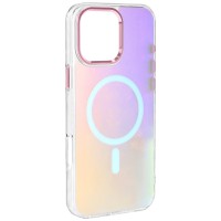 Чохол TPU Lunar Glow (MagFit) для Apple iPhone 16 (6.1") Baby Pink