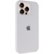 Чохол Silicone Case Full Protective (AA) для Apple iPhone 16 Pro (6.3") Білий / White