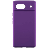 Чохол TPU GETMAN Liquid Silk Full Camera для Google Pixel 6 Фіолетовий / Purple