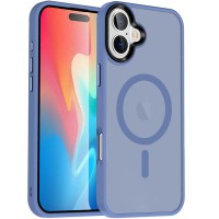 Чохол Ummi Colorful with MagSafe для Apple iPhone 16 (6.1") Блакитний / Sierra Blue