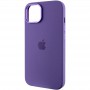 Чохол Silicone Case Metal Buttons (AA) для Apple iPhone 14 (6.1") Фіолетовий / Iris