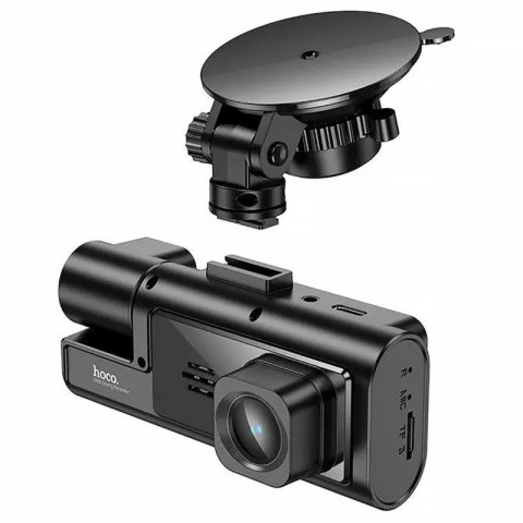 Відеореєстратор Hoco DI60 2-inch display with rear camera (1280+720P) Black