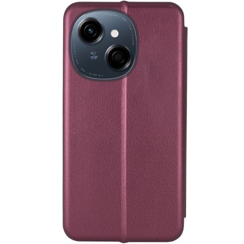 Шкіряний чохол-книжка Classy для TECNO Spark Go 1 (KL4) / Spark Go 2025 Бордовий
