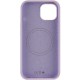Чохол Silicone Case Full Protective (AA) NO LOGO with MagSafe для Apple iPhone 13 (6.1") Бузковий / Lilac