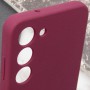 Чохол Silicone Cover Lakshmi Full Camera (AAA) для Samsung Galaxy S24+ Бордовий / Plum