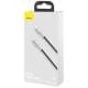 Дата кабель Baseus Cafule Series Metal Type-C to Type-C 100W (1m) (CATJK-C) Чорний